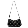 Bolso bandolera de nailon con lunares, estilo veraniego, pequeño y fresco, una mochila casual ligera, moderna y versátil para mujer