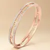 Pulsera Romana de Acero Titanio con Incrustaciones de Diamantes, Estilo Europeo y Americano, para Mujer, Nicho de Lujo Ligero, Pulsera de Alta Gama con Incrustaciones de Diamantes