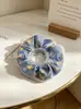 Fábrica de Origem Elásticos de Cabelo de Malha Dupla da Coreia, Scrunchies Modernos e Versáteis, Scrunchies Grandes, Elásticos de Cabelo