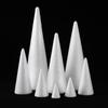 Bola de espuma cónica directa de fábrica, cono blanco de dragón polivinílico, modelo de árbol de Navidad, cono de espuma