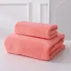 Toalhas de Coral Fleece e Toalhas de Banho com Etiquetagem Transfronteiriça Atacado, Espessas, Absorventes, Macias, de Secagem Rápida, Logo Bordado, Dropshipping para Comércio Exterior