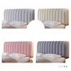 Nuevo Cojín de Terciopelo Espeso Acolchado para Mesita de Noche Cubierta Moderna Simple para Mesita de Noche Tela de Color Puro Cubierta para Mesita de Noche Todo Incluido Anticolisión
