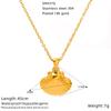 Collar con Colgante de Estrella de Mar de Acero de Titanio Transfronterizo Europeo y Americano para Mujer, Versátil, Simple, Cadena para Clavícula
