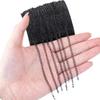 Corrente de extensão de corrente de aço titânio com retenção de cor O-word, corrente de cauda, ouro 18K, preto, galvanizado, corrente de retenção de cor, acessórios de joias para colar faça você mesmo