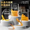 Nuevo trofeo de metal de cristal de alta calidad al por mayor, medalla anual de negocio para empleados destacados de empresa creativa, premios de competición