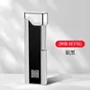 Encendedor inflable de llama abierta personalizado, encendedor lateral de aspecto elegante, rueda de amolado de flores rica, encendedor largo de regalo