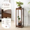 Estante de flores estilo chino, estante de flores para balcón, estante de almacenamiento, estante de flores de madera maciza, soporte para macetas, estante de flores de piso para sala de estar, estante de almacenamiento