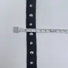 En stock Pantalones de Cinta con Remaches de 2CM Tira Lateral Accesorios Decorativos para Mochila Bolsa de Cosméticos