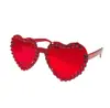 Nuevas Impresionantes Gafas de Sol Incrustadas de Diamantes, Modernas Gafas de Corazón para Dama, Gafas de Sol Decorativas para Estudio de Fotografía de Bodas y Fotografía Callejera