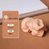 Lanyuexuan Ciprés Doce Signos del Zodíaco Tallado a Mano Versión Q Figura de Madera Adorno para la Buena Suerte en el Año de Nacimiento, Artesanía de Madera Maciza Regalo