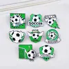 Broche de Fútbol de Dibujos Animados Lindo Copa del Mundo Gota de Aceite Aleación Personalizado Creativo Accesorios para Bolsos Insignia Deportiva Mayoreo