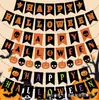 Banderines de Halloween Transfronterizos Letra B Venta al por mayor Decoración para Fiestas Temáticas Guirnalda Banderín Suministros Arreglo