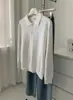 Cardigan de Tricô com Gola Lapela de Qualidade para Mulheres, Estilo Coreano Relaxado Versátil Estilo Minimalista Jaqueta Suéter Outono e Inverno