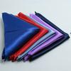 Pañuelo de bolsillo para traje de negocios para hombre, color liso, bufanda cuadrada brillante, estilo británico de moda, pañuelo de vestir Yanhui, negro, blanco, rojo, morado