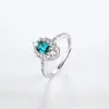 Anillo Pag&Mag Retro Europeo y Americano de Plata de Ley S925, Lujo Ligero Nicho Versátil Ajustable Anillo para Dedo Índice con Piedra Preciosa de Colores