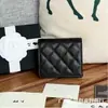 Billetera Corta Plegable a la Mitad con Estampado de Bolas de Piel de Vaca de Primera Capa Xiaoxiangjia con Billetera para Monedas Súper Práctica de Marca Grande Elegante