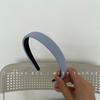 Diadema de Tela Azul Klein INS Corea del Sur Esponja Aumentada Saliente Perla Prensada Clips para el Cabello Accesorios para el Cabello Femeninos