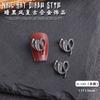Joyería de uñas con diseño de viento oscuro, venta al por mayor, metal, punk, cruz, croco, araña, calavera, accesorios de aleación retro