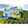 Carrito de Comida Shanghai Yibao, Carrito de Comida, Carrito Espejado Móvil, Carrito Turístico, Carrito de Comida en Venta, Modelo de Exportación