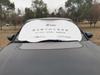Toldo de verão externo para carro isolamento térmico proteção solar à prova de poeira excrementos de pássaros segunda publicidade personalização imprimível