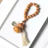 Colgante Nebulosa de Ciprés Artesanía de Madera Maciza Nube Estelar Colgante para Bolsa de Coche Regalo de Bendición Sanadora Hecho a Mano