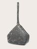 Ventas Directas de Fábrica Bolso de Noche Transfronterizo Incrustado de Diamantes, Bolso de Noche Mina de Pedrería Hecho a Mano, Bolso Clutch, Bolso de Banquete, Bolso de Mano para Mujer