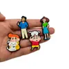 Set de 10 Piezas de Zapatos de Crayon Shin-Chan, Zuecos de Dibujos Animados para DIY, Zapatos de Jardín, Accesorios de Hebilla para Zapatos, Decoración de Goma Suave al por Mayor