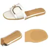 Sandalias casuales transfronterizas europeas y americanas para comercio exterior, chanclas casuales de metal de una tira para playa, talla grande de verano al por mayor