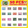 50 Pegatinas de Sellos de Monedas Estilo Retro Europeo y Americano Viajes Ciudad Conmemorativo Estilo Sello Postal Pegatinas para Bloc de Notas Literario Diario