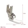 Pie Prensatelas Máquina de Coser Plana Todo Acero Juego de Pies Prensatelas Máquina de Coser Industrial Pie Prensatelas para Dobladillo Enrollado Industrial Combinación Venta al por Mayor