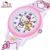 Reloj de dibujos animados para niños, niña linda, Kitty, estudiante, plástico, creativo, reloj de cuarzo, suministro de fabricantes