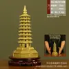 Torre Wenchang Escritório da Torre Wenchang Sala de Estudo de Cobre Puro Venda Direta da Fábrica Torre Wenchang Bagua Sala de Estar de Treze Andares Nove Pisos