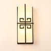 Lámpara de Pared LED Rectangular Dormitorio Pasillo Pasillo Retroiluminación de TV Estilo Chino Nuevo Lámpara de Pared para Dormitorio Lámparas de Interior