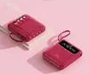 Regalo Personalización Venta al por Mayor Mini Power Bank con Cable Incorporado 20000 mAh Gran Capacidad Carga Rápida Power Bank Portátil