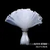 Papel de embrulho para buquê de fio spray fio de pérola onda dupla material de gaze para florista material de papel de embrulho