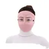 Mascarilla de cara completa cálida para otoño e invierno, gafas, protección contra el viento frío, máscara engrosada, para hombres y mujeres, ciclismo al aire libre, a prueba de polvo, protección para los oídos, protección facial