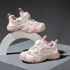 Zapatos de Senderismo de Suela Gruesa Aogushi Deng para Mujer 2026 Nuevo Verano Malla Rosa Dopamina Deportivos de Exterior Tipo Papá