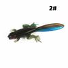 Señuelo Blando de Silicona 7.5cm/3g Señuelo Luya Anti-Real Simulación de Lagarto Señuelo Blando Equipo de Pesca