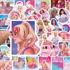 50 Pegatinas de Chicas Barbie en Vivo Transfronterizas Planas Decorativas DIY para Maleta Motocicleta Guitarra Pegatinas Impermeables