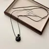Nuevo Collar de Botella de Perfumería de Metal Sólido Diseño de Nicho Femenino Cadena Sencilla de Suéter de Gama Alta Accesorios de Cadena de Suéter