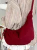 Bolso Relajado y Único de Lunares para Mujer, Nuevo Modelo 2026, Bolso de Hombro Cruzado de Gran Capacidad para el Trabajo, Bolso de Tela, Bolso Croissant