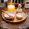 Salão de Beleza Tigelas e Pratos de Cerâmica para Óleos Essenciais, Frascos para Mistura e Dosagem de Produtos, Massagem Spa, Bandejas para Gerenciamento da Pele, Limpeza de Ouvido Spa