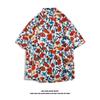 Camisa de hombre de estilo nuevo, popular y juvenil, de moda de verano, estilo diario, estilo artístico, combinable con todo, moderna, sencilla, de media manga.