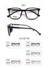Popular en línea popular armazón de gafas TR90 liso moderno decorativo gafas lisas combinables simple transfronterizo 217