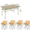 Juego de mesa y silla plegables personalizados, mesa tipo rollo de huevo, silla luna, juego de mesa y silla para picnic, barbacoa, camping, juego de mesa y silla para ocio