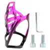 Portabidón de Plástico Transparente Graduado para Bicicleta, Portabebidas Universal Ligero para Bicicleta con Tornillos de Montaje y Llave Allen para Bicicleta de Montaña y Carretera