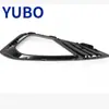 YUBO - Adecuado para el marco de luz antiniebla 2017 Ford Fiesta con agujeros, negro de alto brillo H1BB-15B216-A1C59B8