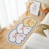 Alfombra para el hogar con forma especial, Alfombra de piso para el dormitorio junto a la cama, Alfombra sencilla de lujo ligero, Alfombra de área grande, Alfombra de cachemira para el dormitorio, Alfombra para el lado de la cama