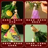 Bolsita Aromática del Festival del Bote del Dragón, Regalo Portátil Estilo Chino Hanfu, Bolsita Repelente de Mosquitos de Ajenjo, Colgante Decorativo Pequeño de Bolsa de Incienso