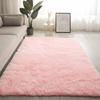 Tapete de Lã de Seda Tie-Dye Gradiente Nórdico Amazon Transfronteiriço Sala de Estar Longo Pelo Mesa de Centro Quarto Cobertor de Pelúcia Comprimento Total ao Lado da Cama